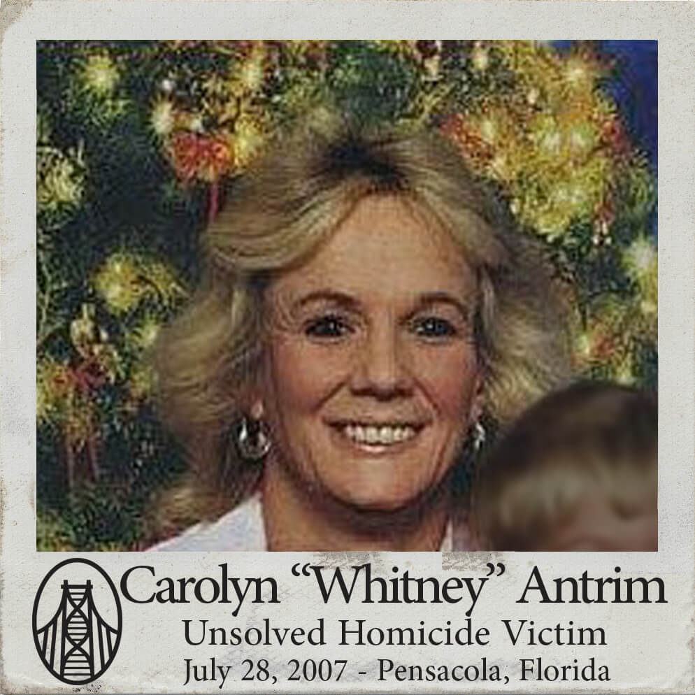 carolyn whitney antrim unsolved murder cold case pensacola florida