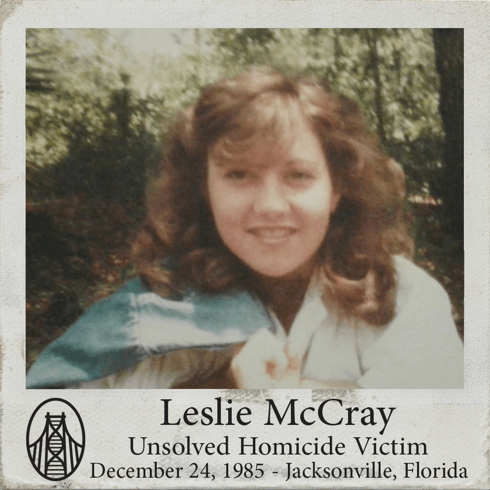 leslie mccray jacksonville florida unsolved murder cold case christmas eve 1985