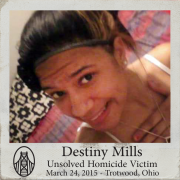 unsolved cold case destiny mills trotwood ohio