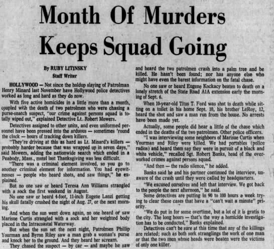 eugene lanzi cold case unsolved murder hollywood florida 1973